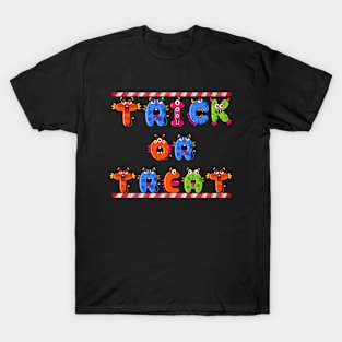 Funny Trick Or Treat Halloween Costumes Kids Boys Girls T-Shirt